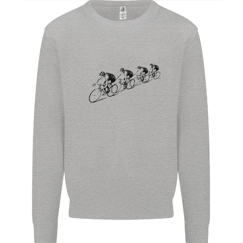 Seasonal Clearance Cycling Peloton Cyclist Bicycle Mens Sweatshirt Jumper