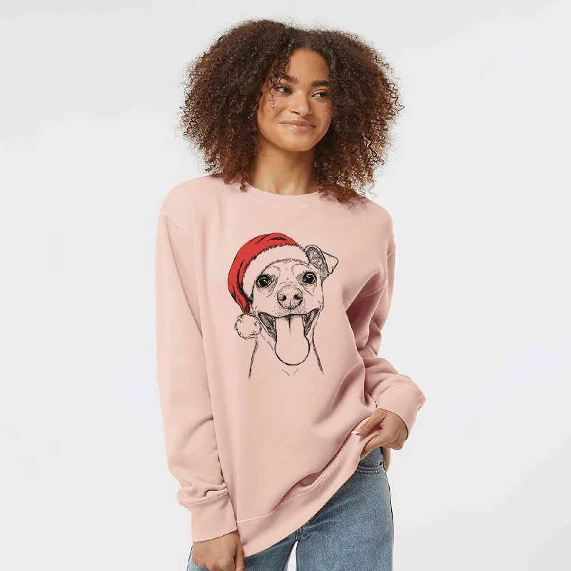 Today's Special Santa Lemmie the Mixed Breed - Unisex Pigment Dyed Crew Sweatshirt