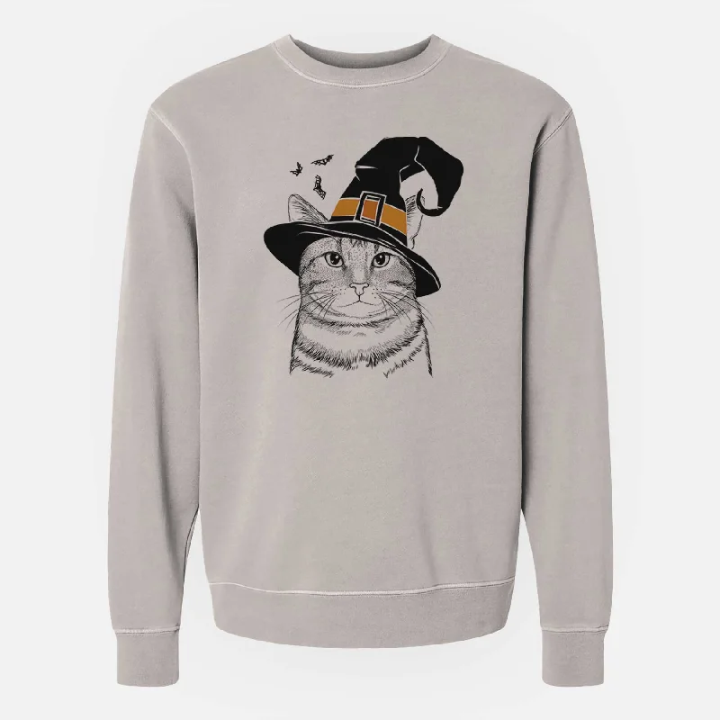 Can't Be Beat Witch Henry the Bengal - Unisex Pigment Dyed Crew Sweatshirt