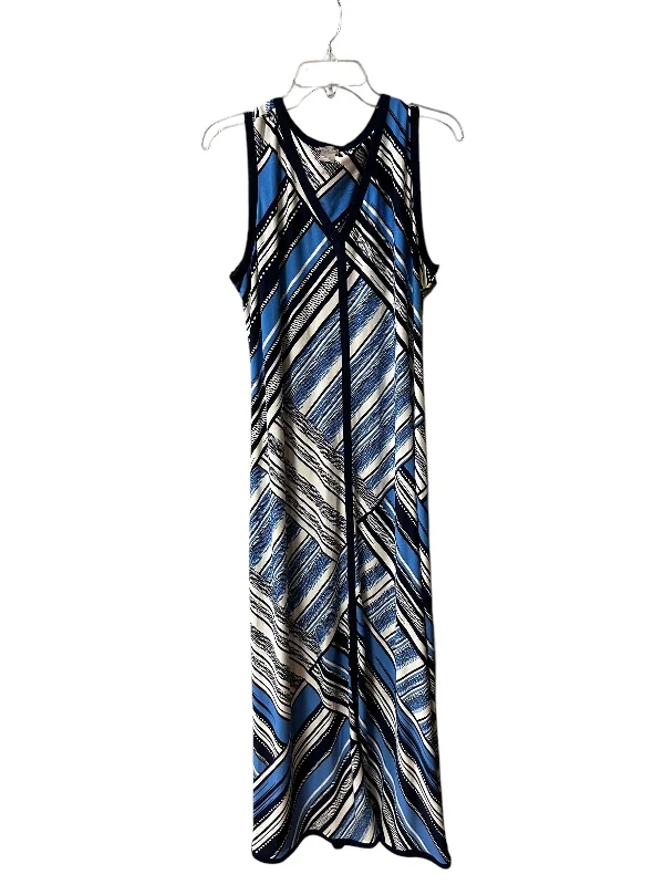 Price Blitz textured dressDress Casual Maxi By Chicos In Blue & White, Size: Xl