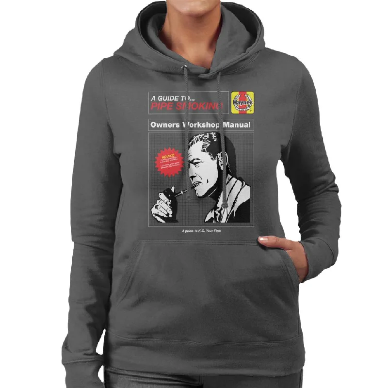 Fantastic Deals slim fit hoodieHaynes Pipe Smoking Workshop Manual Women's Hooded Sweatshirt