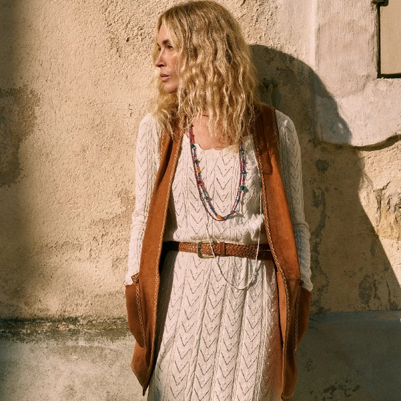 Savings Galore chic coatMiller Suede Vest
