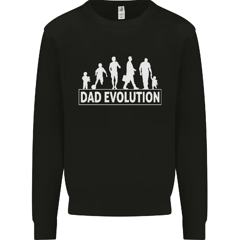 Huge Discounts Dad Evolution Fathers Day Mens Sweatshirt Jumper