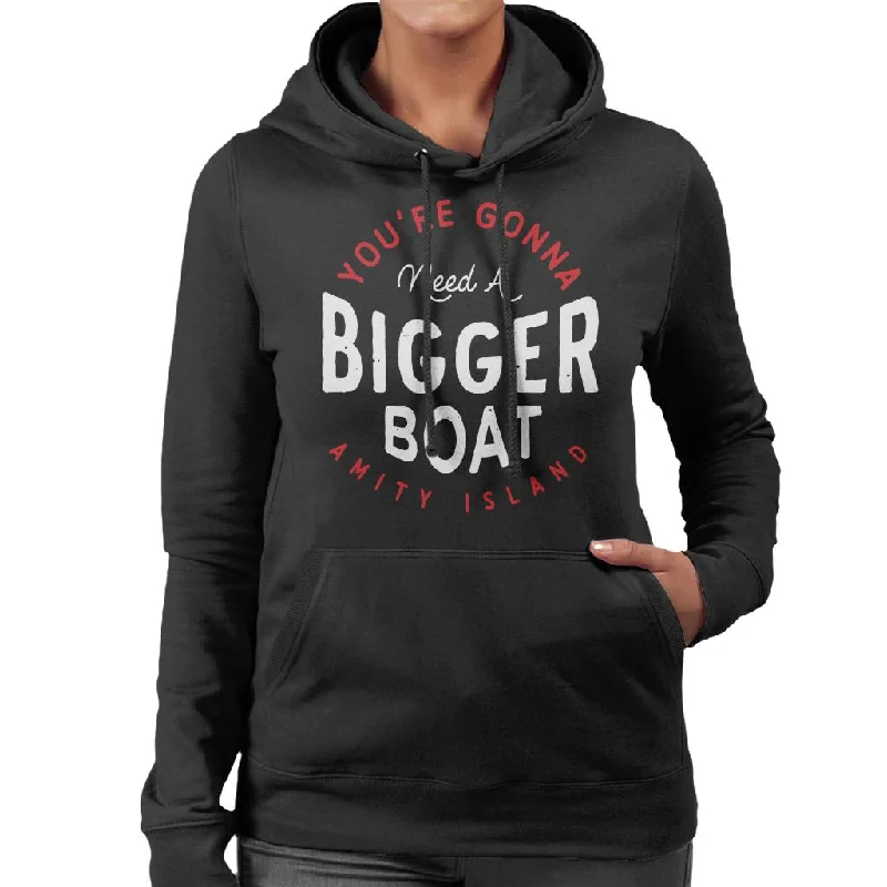 Price Cut minimal hoodieJaws You Are Gonna Need A Bigger Boat Amity Island Women's Hooded Sweatshirt