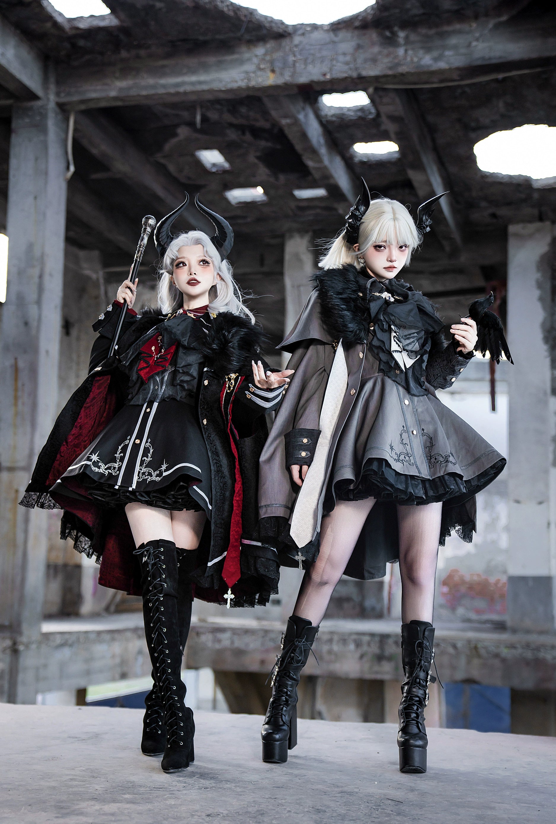 Epic Deals stylish lightweight coatYour Highness~Warrior's Oath~Military Lolita Trench Coat Gothic Lolita Cape Suit