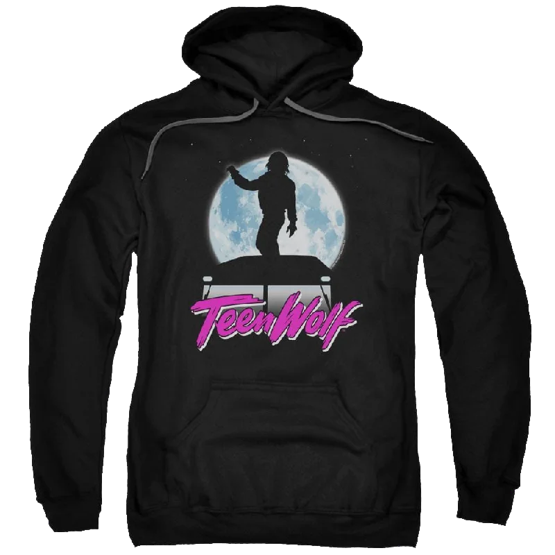 Price Cut cool graphic hoodieTeen Wolf Moonlight Surf Pullover Hoodie