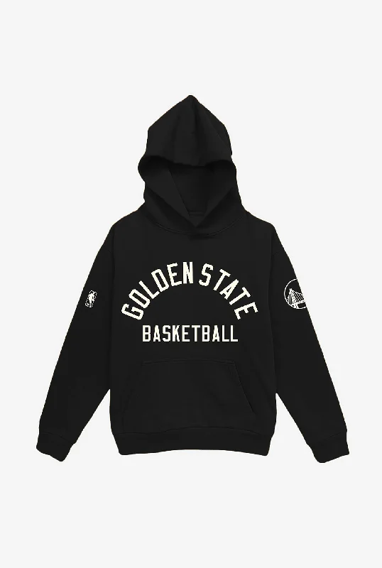 Hot Deal Golden State Warriors Heavyweight Hoodie - Black