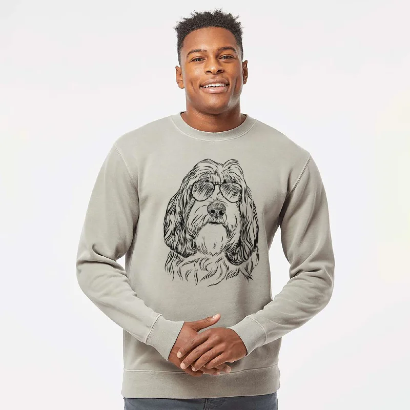 Super Sale Aviator Gerard the Petit Basset Griffon Vendeen - Unisex Pigment Dyed Crew Sweatshirt Super Sale Aviator Gerard the Petit Basset Griffon Vendeen - Unisex Pigment Dyed Crew Sweatshirt