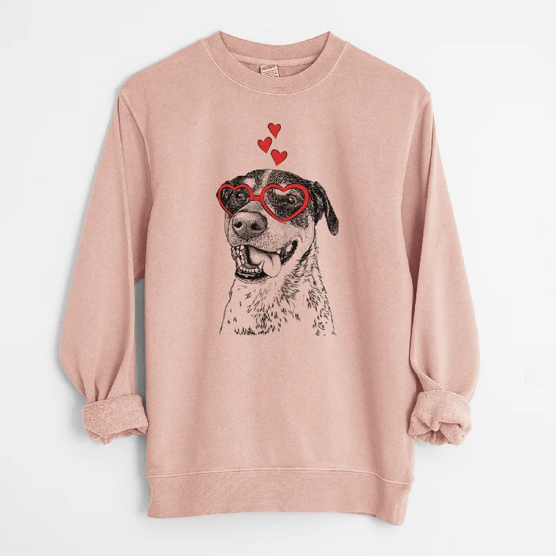 Overstock Valentine Gerti the Mixed Breed - Unisex Pigment Dyed Crew Sweatshirt