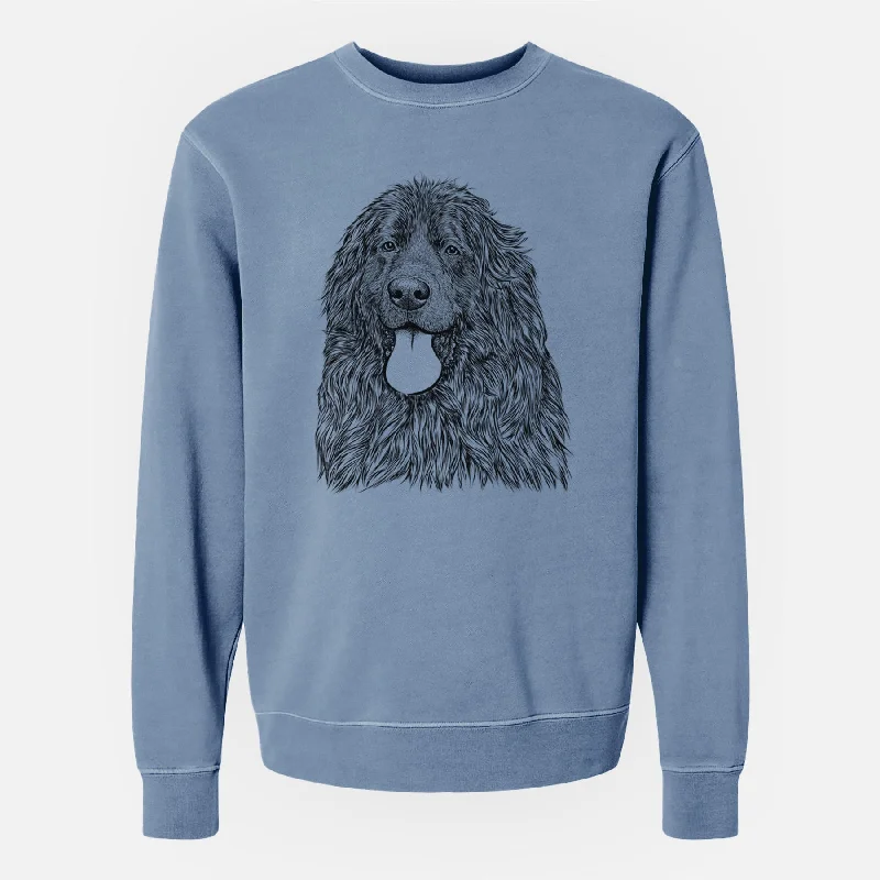 Don’t Miss Out Bare Neptune the Newfoundland - Unisex Pigment Dyed Crew Sweatshirt