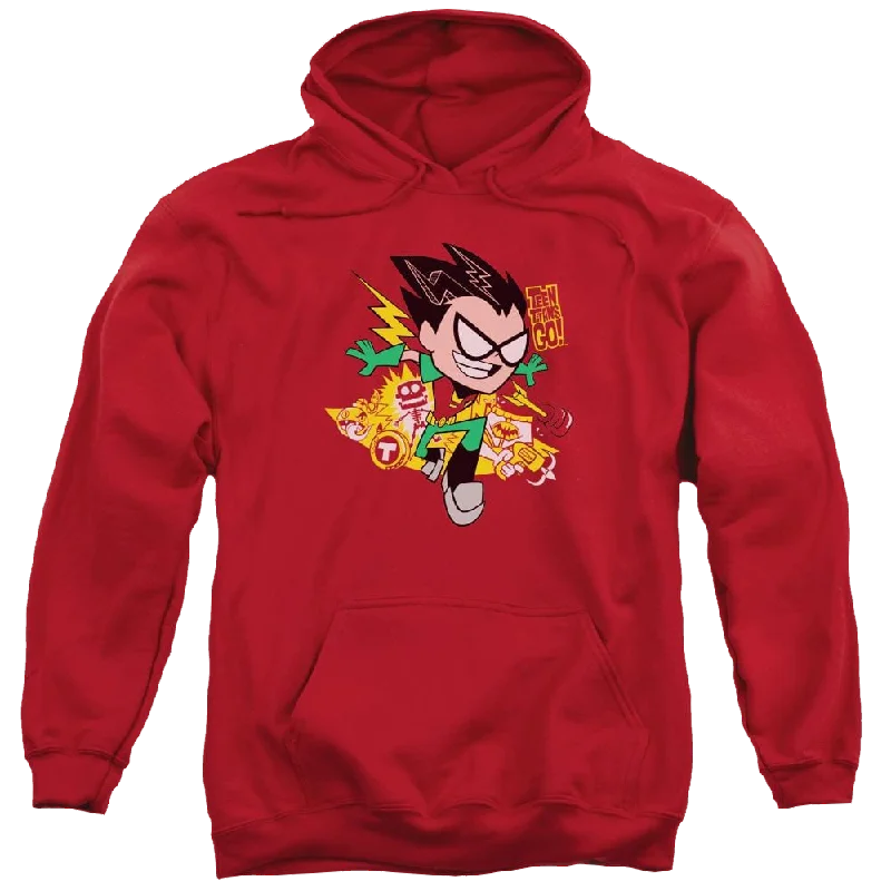 Weekend Deal sporty hooded sweatshirtTeen Titans Go Robin Pullover Hoodie