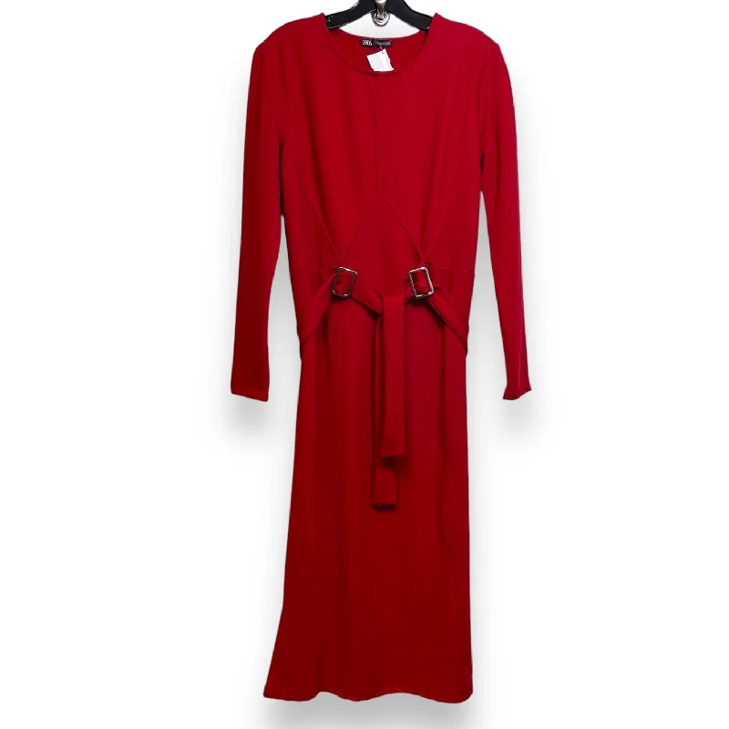 Mega Deal cocktail dressDress Casual Midi By Zara In Red, Size: S