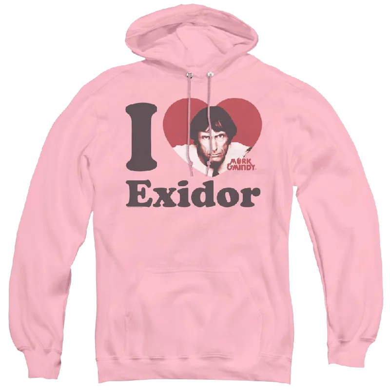 casual hoodie for workoutMork & Mindy I Heart Exidor - Pullover Hoodie