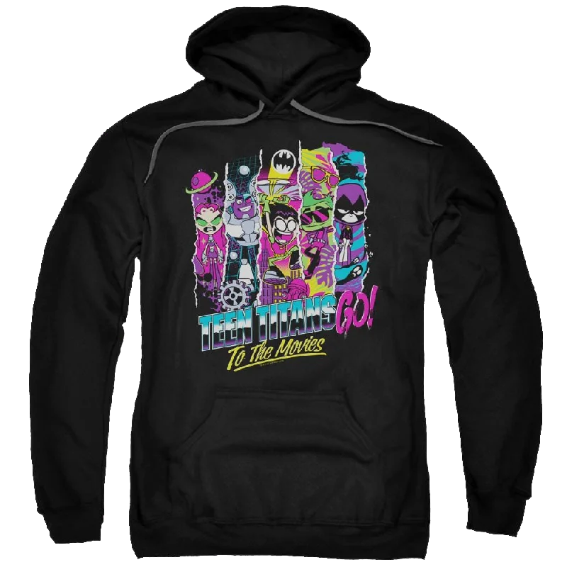 Super Bargain relaxed fit hooded sweatshirtTeen Titans Go To The Movies Pullover Hoodie Super Bargain relaxed fit hooded sweatshirtTeen Titans Go To The Movies Pullover Hoodie