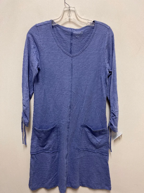 chic wrap dressDress Casual Short By Habitat In Blue, Size: Xs