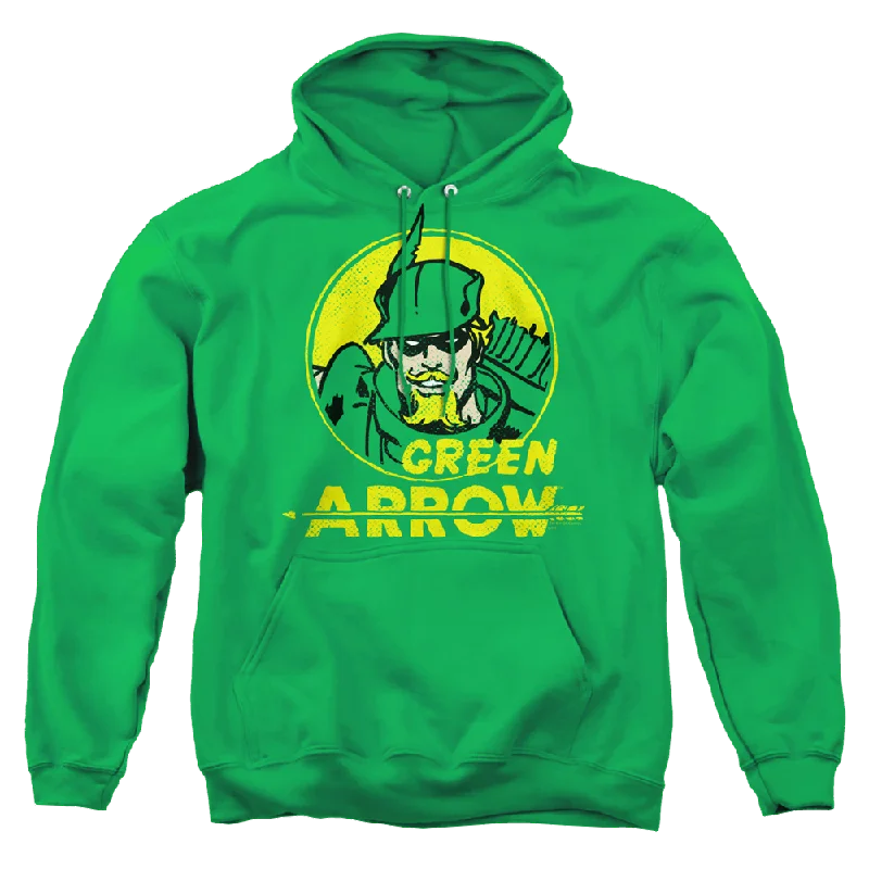 soft hoodieGreen Arrow Archer Circle - Pullover Hoodie