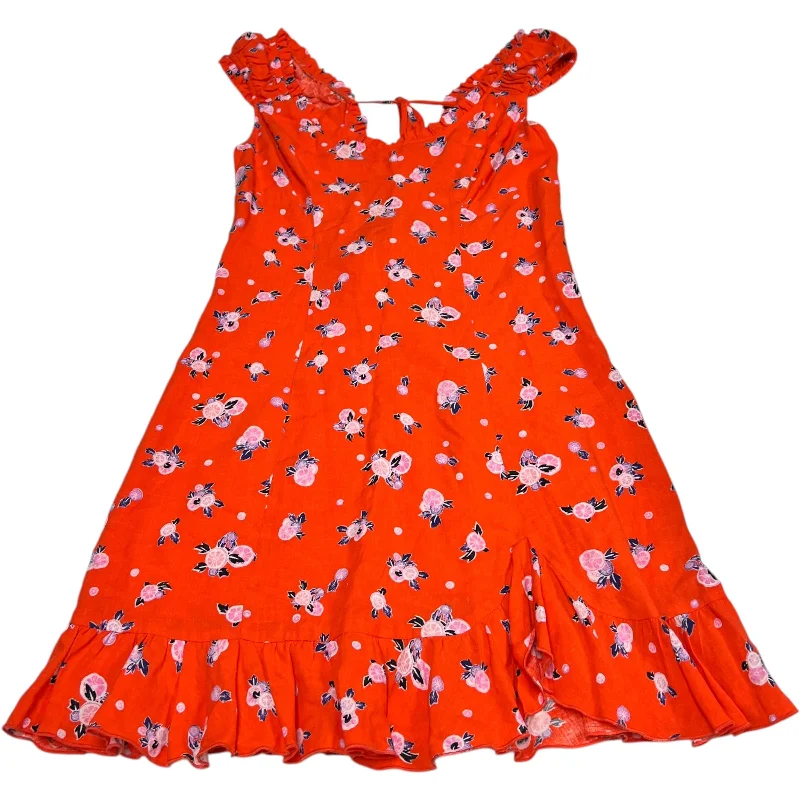 Price Fest party-ready dressDress Casual Short By Free People In Orange, Size: Xs