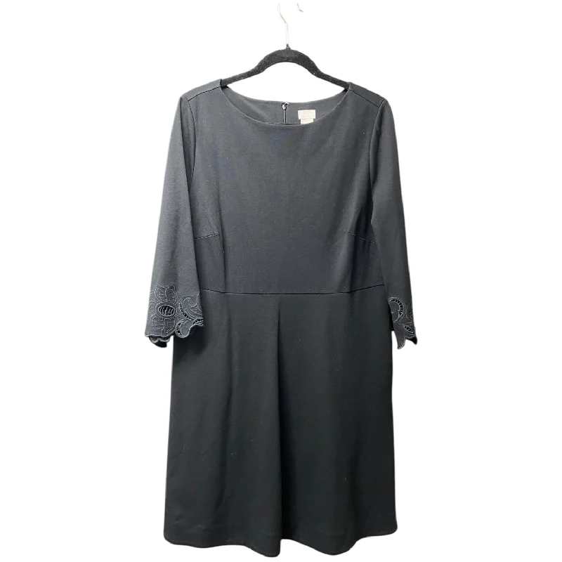 Unmissable Offer wrap dressDress Casual Short By Chicos In Black, Size: L