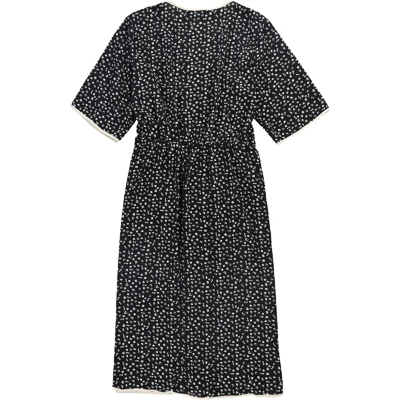 Epic Deals form-fitting dressFox & Royal Womens Contrast Trim Midi Wrap Dress