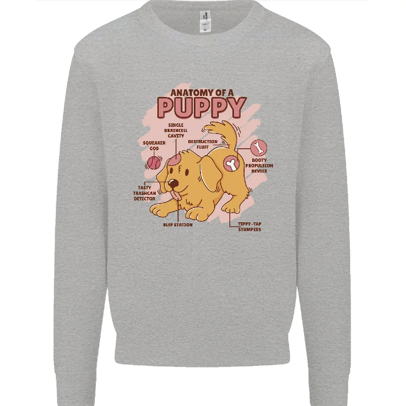 Price Reduction urban sports sweatshirtAnatomy of a Puppy Dog Mens Sweatshirt Jumper Price Reduction urban sports sweatshirtAnatomy of a Puppy Dog Mens Sweatshirt Jumper