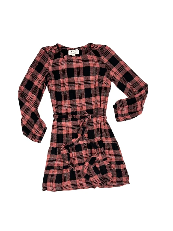Markdown Madness velvet dressDress Casual Short By Cloth & Stone In Plaid Pattern, Size: S Markdown Madness velvet dressDress Casual Short By Cloth & Stone In Plaid Pattern, Size: S