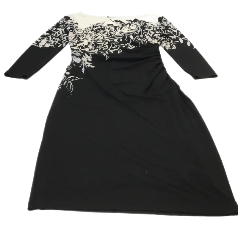 Price Blitz playful dressDress Casual Short By Ralph Lauren In Black & White, Size: 0p Price Blitz playful dressDress Casual Short By Ralph Lauren In Black & White, Size: 0p