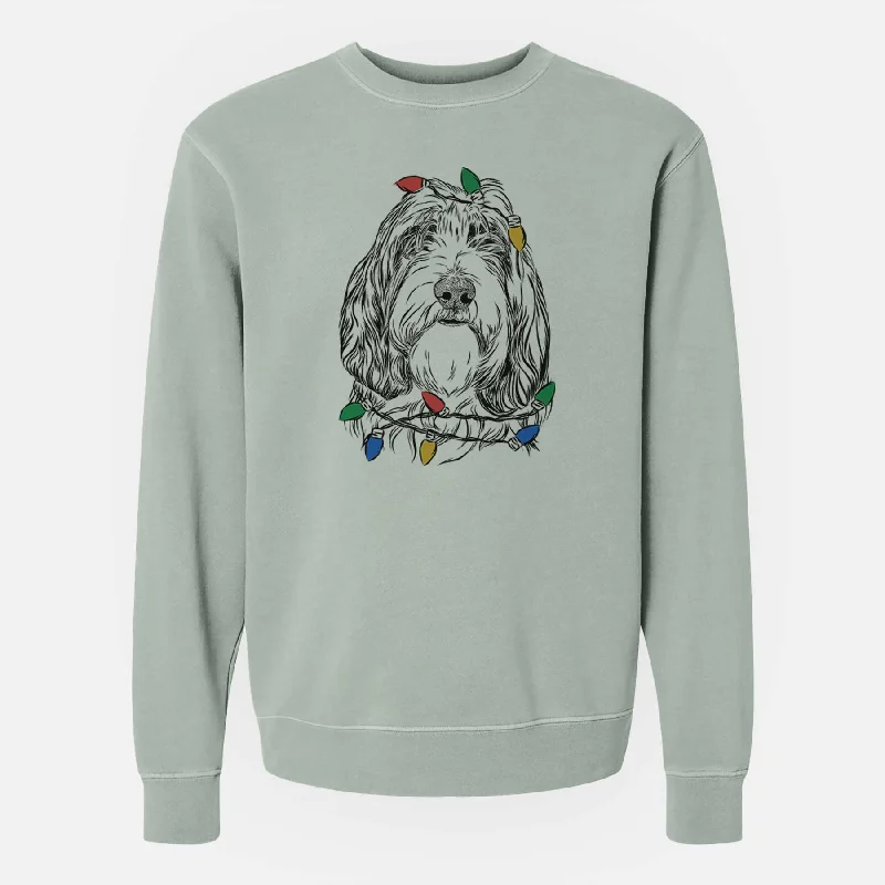 Stock Clearance Christmas Lights Gerard the Petit Basset Griffon Vendeen - Unisex Pigment Dyed Crew Sweatshirt Stock Clearance Christmas Lights Gerard the Petit Basset Griffon Vendeen - Unisex Pigment Dyed Crew Sweatshirt