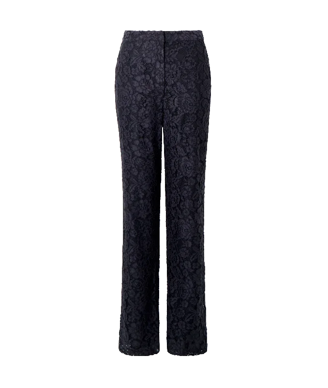 Big Discounts stylish raincoatAsura Lace Flared Trousers - Black