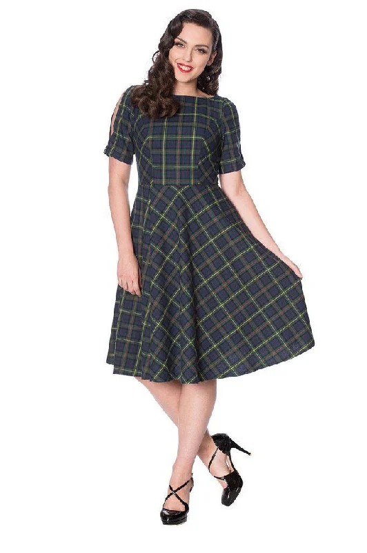 Today's Special trendy wrap dressMrs Clause Fit And Flare Dress
