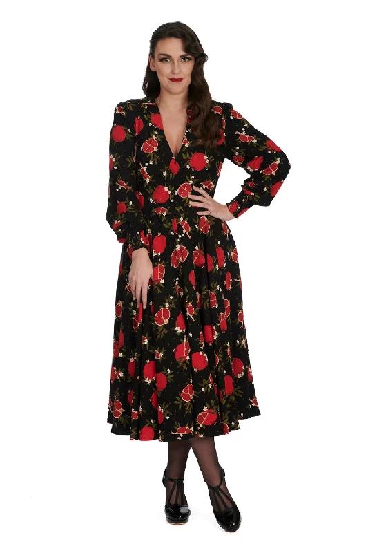Mega Deal chic wrap dressPomegranate Dress