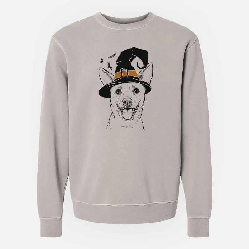 Stock Up and Save bold workout sweatshirtWitch Dinghy the Mixed Breed - Unisex Pigment Dyed Crew Sweatshirt