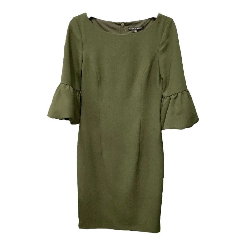 Limited Time Offer classic fit-and-flare dressDress Work By Antonio Melani In Green, Size: 2 Limited Time Offer classic fit-and-flare dressDress Work By Antonio Melani In Green, Size: 2