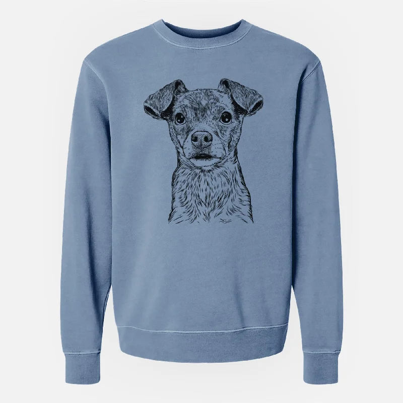 Daily Deals Bare Olive the Mixed Breed - Unisex Pigment Dyed Crew Sweatshirt