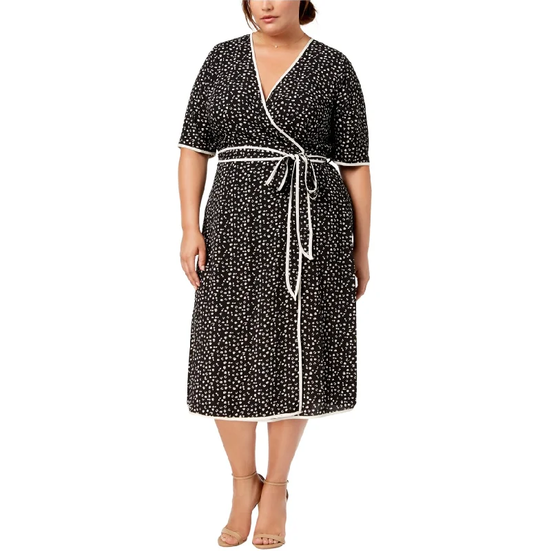 Limited Edition floral wrap dressFox & Royal Womens Contrast Trim Midi Dress