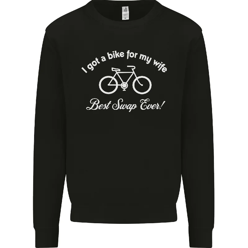 Time-Limited Offer Cycling I Got a Bike for My Wife Cyclist Mens Sweatshirt Jumper