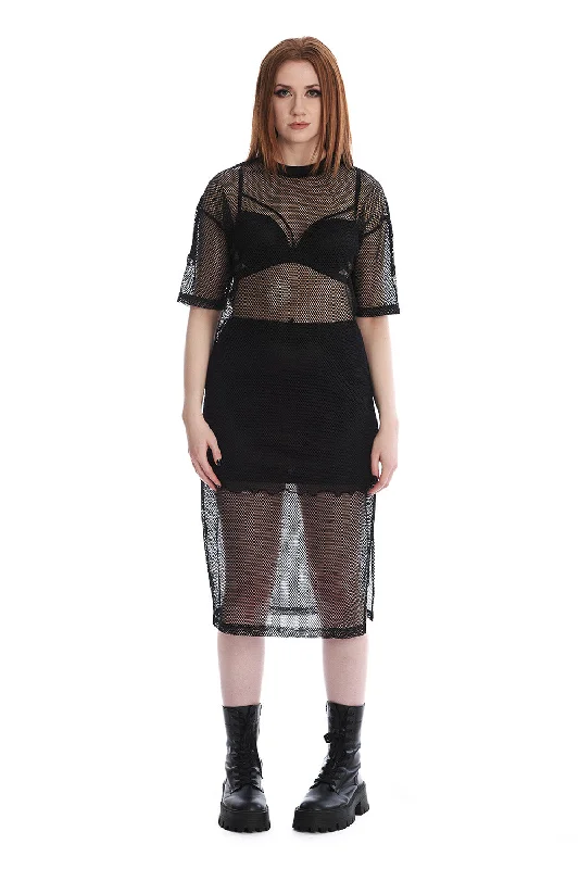 Exclusive Savings casual day dressWanda Fishnet Dress