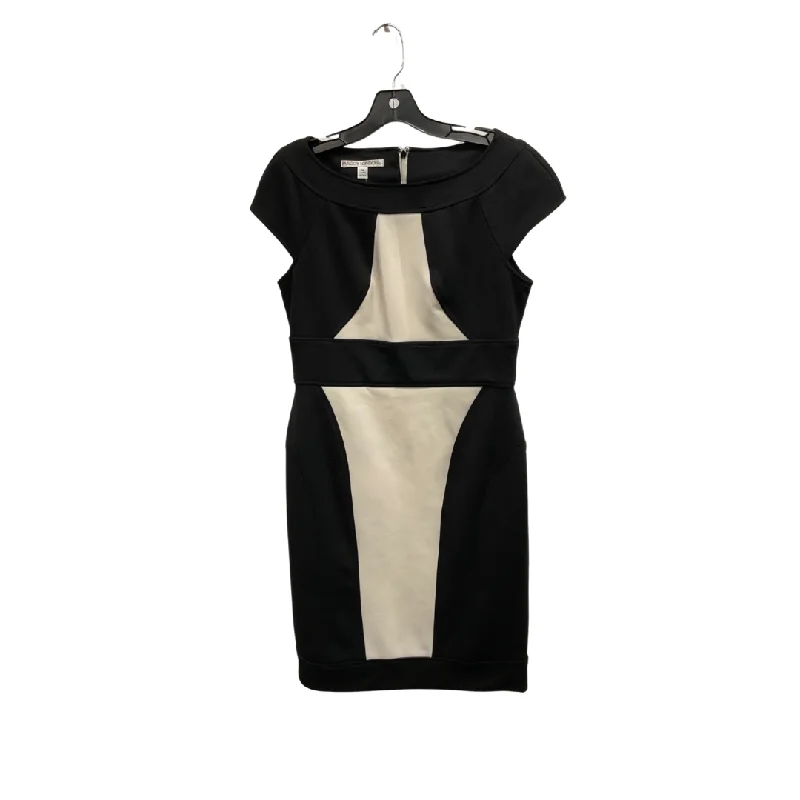 pleated dressDress Work By Maggy London In Black & White, Size: L