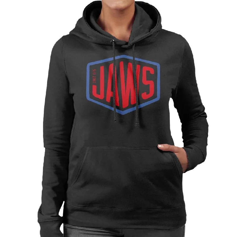 Price Buster high-quality hoodieJaws Since 1975 Red Text Women's Hooded Sweatshirt