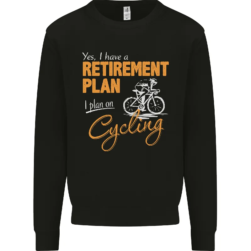 Price Buster Cycling Retirement Plan Cyclist Funny Mens Sweatshirt Jumper