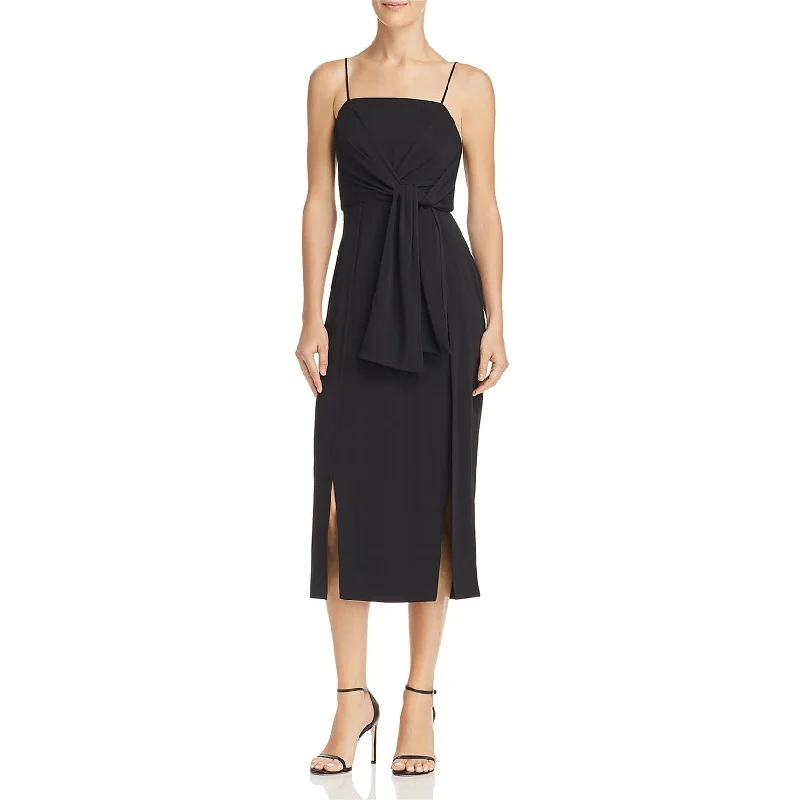 One-DAY Sale floral dressC/Meo Collective Womens Tie-Front Sash Midi Dress, Black, Medium One-DAY Sale floral dressC/Meo Collective Womens Tie-Front Sash Midi Dress, Black, Medium