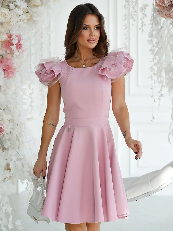 YEAR-End Clearance spaghetti strap dressCocktail dress model 192878 Bicotone