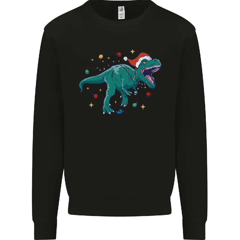 Amazing Deals trendy fitness sweatshirtAngry Christmas T-Rex Xmas Dinosaur Mens Sweatshirt Jumper Amazing Deals trendy fitness sweatshirtAngry Christmas T-Rex Xmas Dinosaur Mens Sweatshirt Jumper