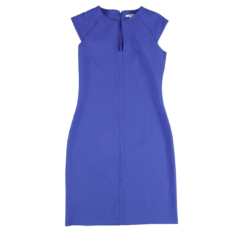 Deal Mania relaxed fit dressbar III Womens Split Sheath Dress, Blue, Medium