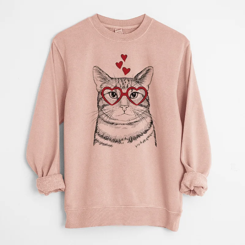 Blowout Deals Valentine Henry the Bengal - Unisex Pigment Dyed Crew Sweatshirt