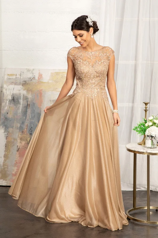 Don't Miss chic shift dressBeads Embellished Embroidered A-line w/ Scoop-Neck Long Mother Of The Bride Dress GLGL3068 Don't Miss chic shift dressBeads Embellished Embroidered A-line w/ Scoop-Neck Long Mother Of The Bride Dress GLGL3068