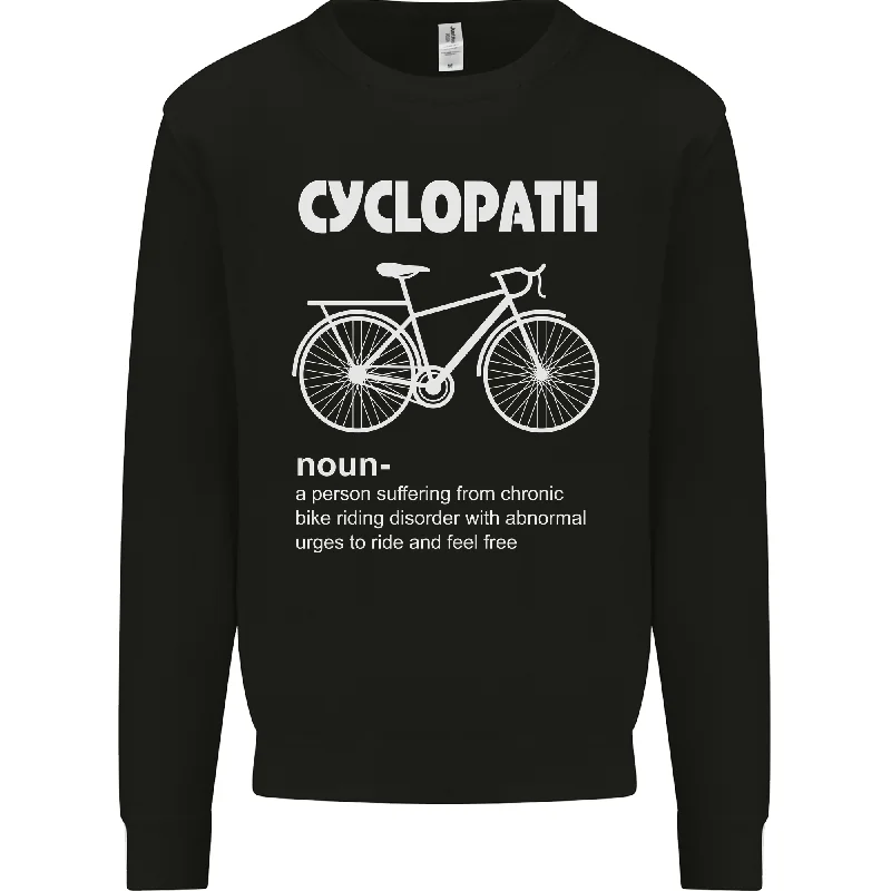 New Markdowns Cyclopath Funny Cycling Bicycle Cyclist Mens Sweatshirt Jumper