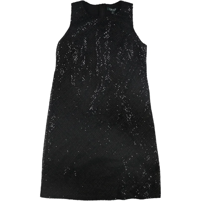 New Deals casual slip dressRalph Lauren Womens Sequined Shift Dress
