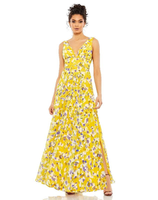 Extra Discounts summer floral dressMac Duggal 70206 Dress