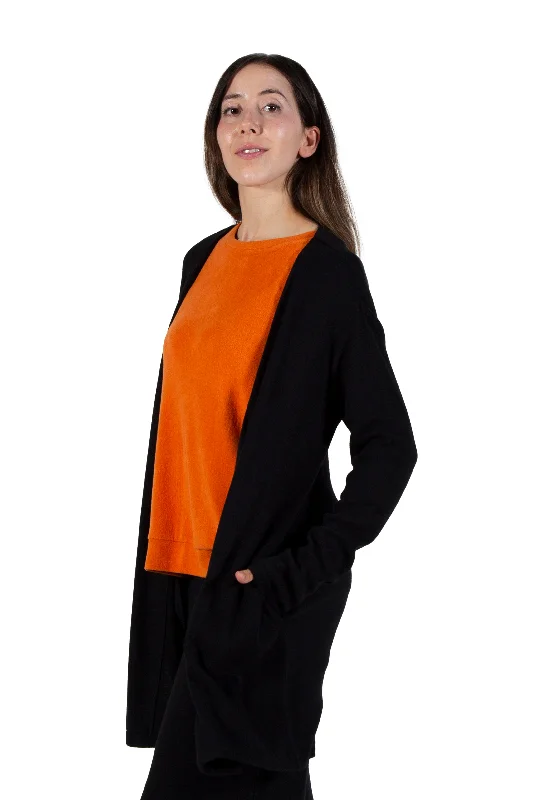 Hurry In stylish dressComfort Luxe Collection Cozy Knit Knee Length Cardigan