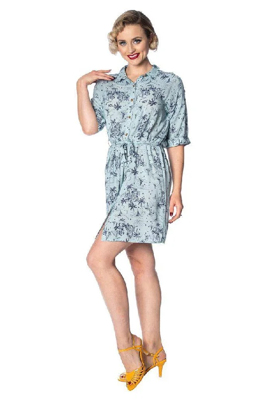 Price Meltdown puff sleeve dressSantorini Dreams Relaxed Shirtdress